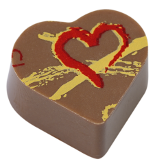 Heart praline 