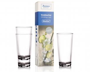 Trinkbecher-Set (glasklar), ca. 0,4l, 3er Set 