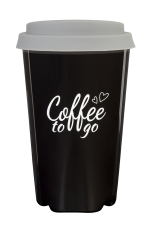 Coffee to go Becher (schwarzbraun), ca. 0,3 l 