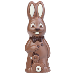 Lapin avec canard en bois 