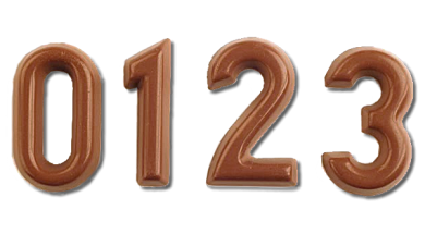 Ziffern / Zahlen 0-9 