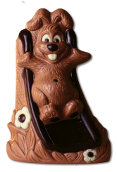 Lapin à la toboggan 