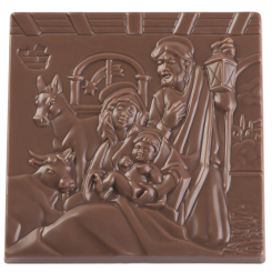 Tablette crèche de Noël 