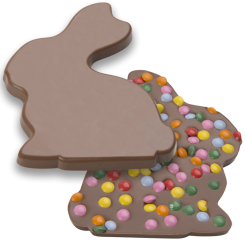 Konturtafel "Sitzhase" 