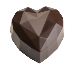 Brillant praline "cœur" 