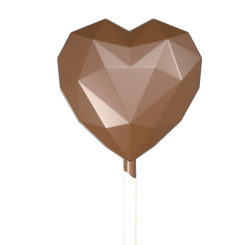 "Sucette "cœur brillant" 