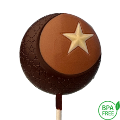 Lolly "Halbmond mit Stern" // BPA-frei 