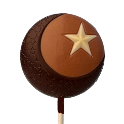 Lolly "Halbmond mit Stern" // BPA-frei 