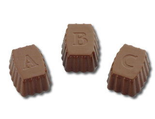 Alphabet-Bonbons A-Z 