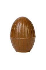 Oeuf debout avec stries 