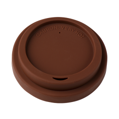 reusable cup lid brown Ø80mm 