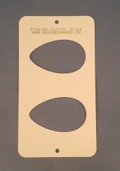 Flat polycarbonate sheet for mould "Egg" 