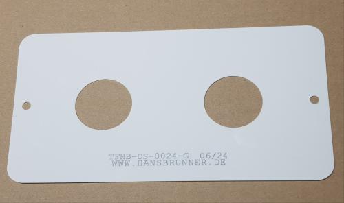 Product image of the product “Flat polycarbonate sheet for mould no. HB-DS-0024 ”