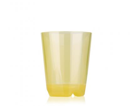 Drinking cup (yellow transparent), approx. 0,2 ltr 