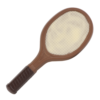 Tennis racket, flat 