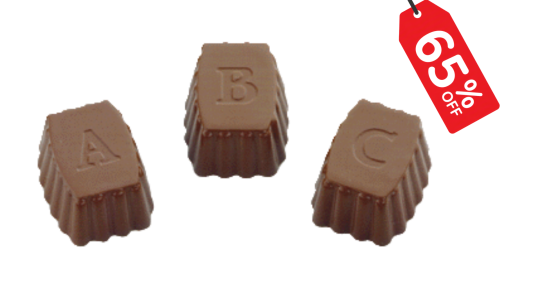 Alphabet-Pralinen A-Z 