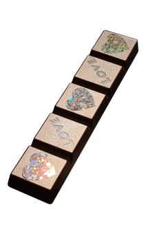 Holographic chocolate bar "Love" 