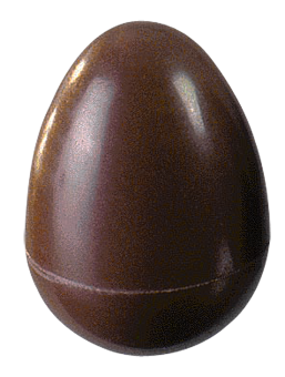 Standing egg, smooth surface 