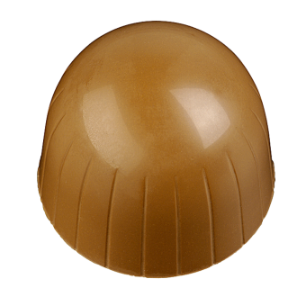 Round praline with lines 