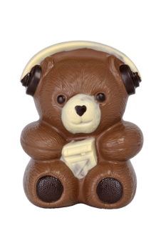 Bear with headphone 