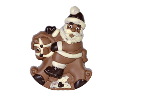 Santa on rocking horse 