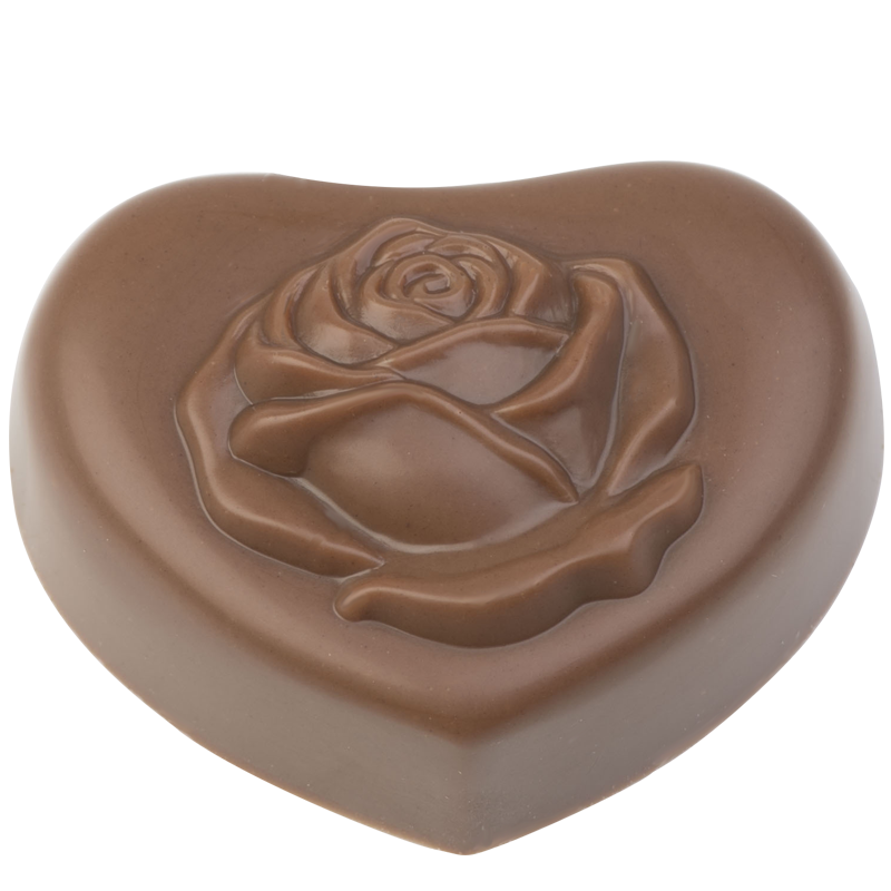 Rose en chocolat  Chocolaterie Au Coeur Fondant