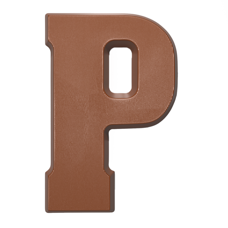 Brunner Chocolate Moulds Letter P Online Shop