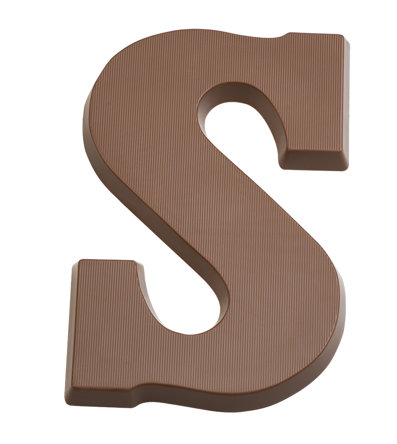 Brunner Chocolate Moulds | &amp;quot;Letter S&amp;quot; | Online Shop